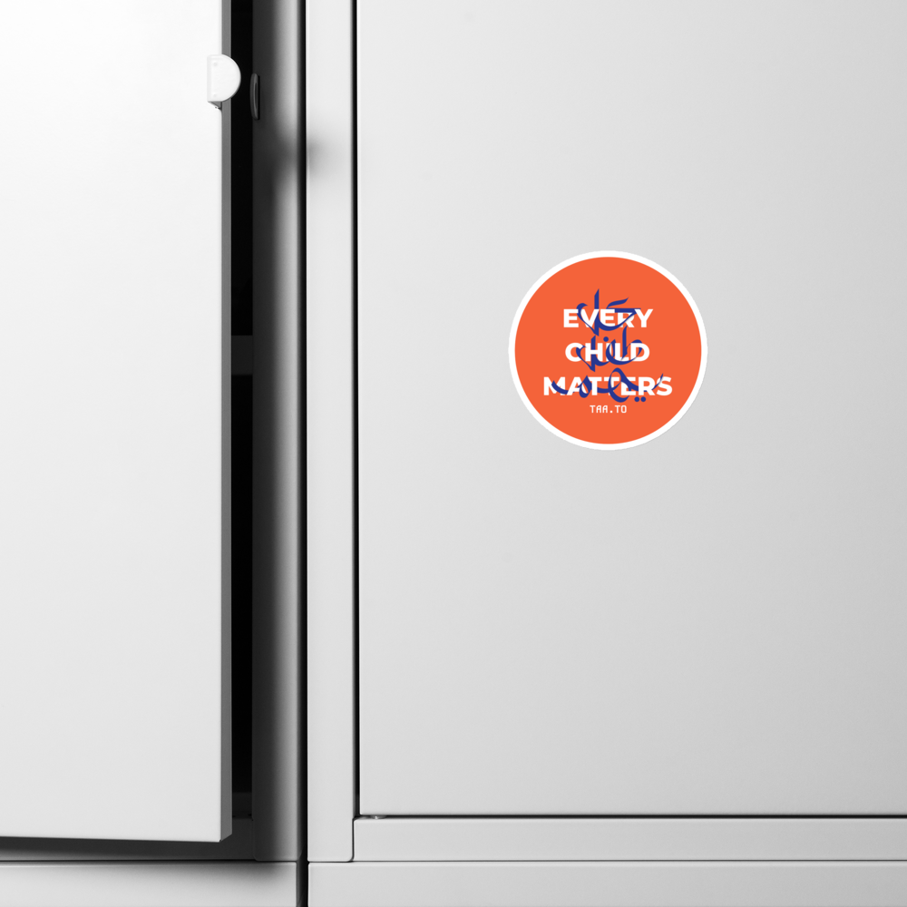 khamsa🖐🏽 / Every Child Matters - Round Magnets - 7.5 cm / 2.95 in